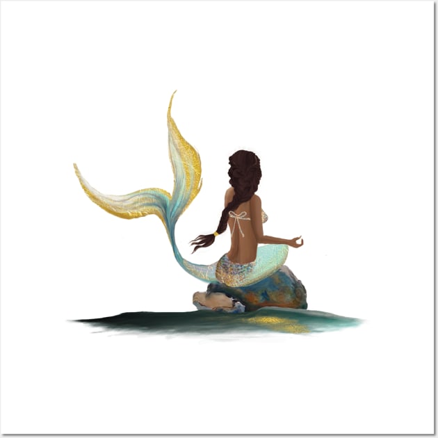 Samaya the Mermaid Wall Art by digitaldoodlers